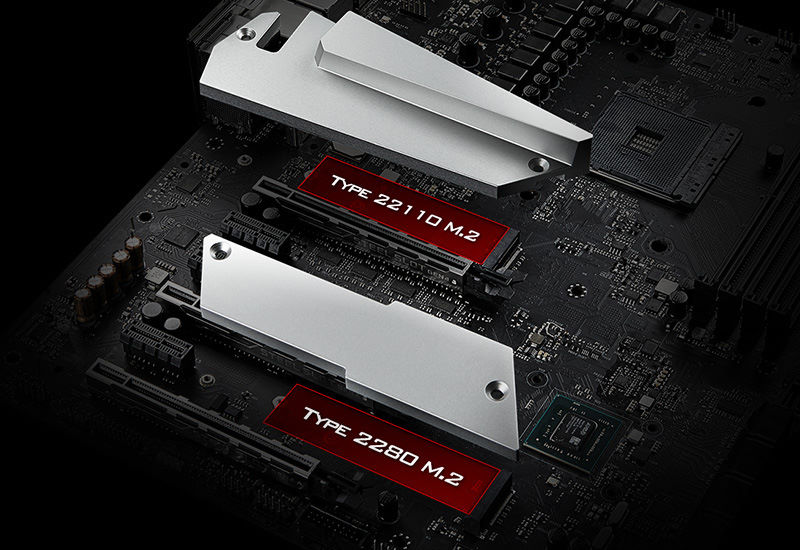 Hyper M.2 x 2 & 22110 (Gen3 x4)